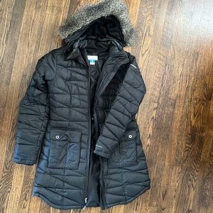 Columbia omnishield winter long down coat
